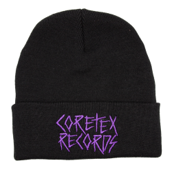 Coretex - Scratch Logo Beanie black/purple