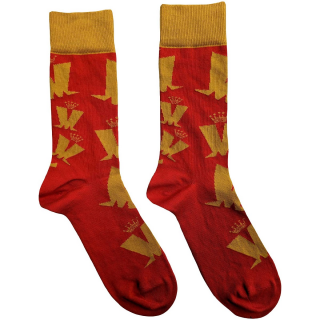 Madness - Crown & M Pattern Ankle Socks