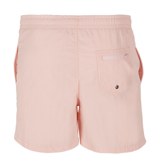 Coretex - Embroidered Scratch Swim Shorts pink/white