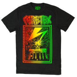 Coretex - Coloured Lightning T-Shirt black