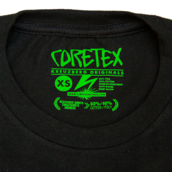 Coretex - Coloured Lightning T-Shirt black