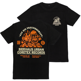 Coretex x Bierhaus Urban - Auf Die Freundschaft T-Shirt black