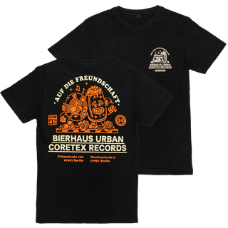 Coretex x Bierhaus Urban - Auf Die Freundschaft T-Shirt black