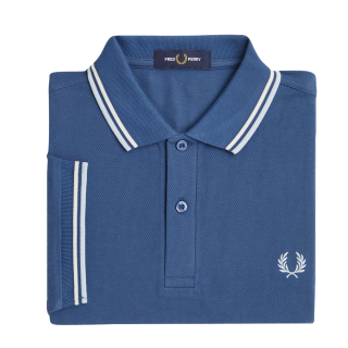 Fred Perry - Twin Tipped Polo Shirt M3600 midnight blue/ecru/light ice U91