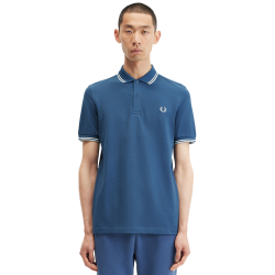 Fred Perry - Twin Tipped Polo Shirt M3600 midnight blue/ecru/light ice U91