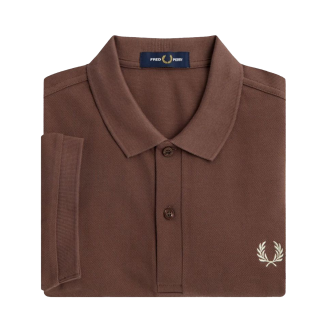 Fred Perry - Plain Polo Shirt M6000 carrington road brick/warm grey U85