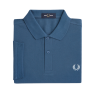 Fred Perry - Plain Polo Shirt M6000 midnight blue/light ice V06