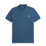 Fred Perry - Plain Polo Shirt M6000 midnight blue/light ice V06