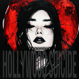 Ghstkid - Hollywood Suicide ltd transparent red LP