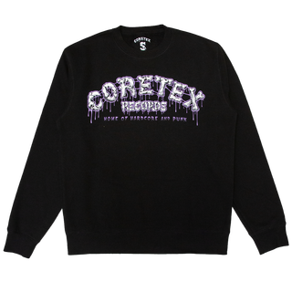 Coretex - Bones Purple Drops Sweatshirt black/white
