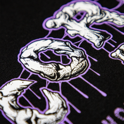 Coretex - Bones Purple Drops Sweatshirt black/white