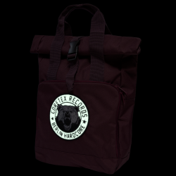 Coretex - Bear Recycelter Rolltop-Rucksack burgundy/reflector