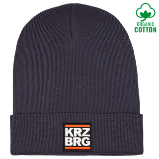 KRZ BRG - Logo Organic Beanie graphite grey