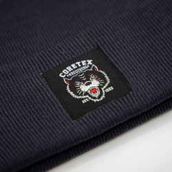 Coretex - Panther Organic Beanie Woven Label graphite...