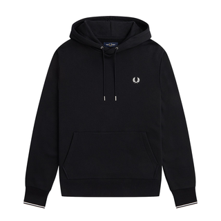 Fred Perry - Tipped Hooded Sweatshirt M2643 black 102