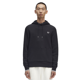 Fred Perry - Tipped Hooded Sweatshirt M2643 black 102