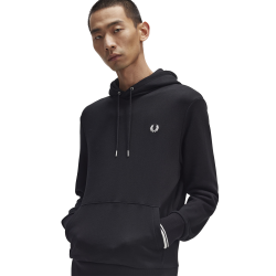 Fred Perry - Tipped Hooded Sweatshirt M2643 black 102