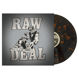 Raw Deal - demo 88 black ice orange neon splatter LP