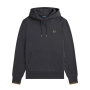 Fred Perry - Tipped Hooded Sweatshirt M2643 anchorgrey/dark caramel V07