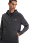 Fred Perry - Tipped Hooded Sweatshirt M2643 anchorgrey/dark caramel V07