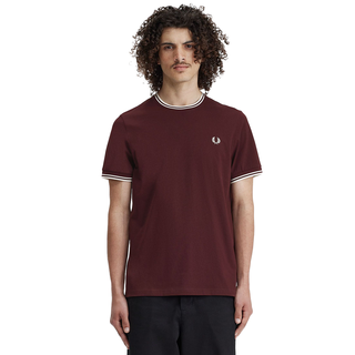 Fred Perry - Twin Tipped T-Shirt M1588 oxblood 597 XXL