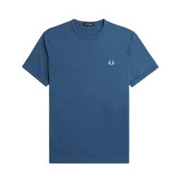 Fred Perry - Ringer T-Shirt M3519 midnight blue/light ice...