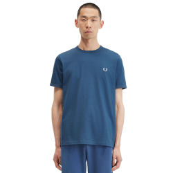 Fred Perry - Ringer T-Shirt M3519 midnight blue/light ice V06