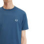 Fred Perry - Ringer T-Shirt M3519 midnight blue/light ice V06