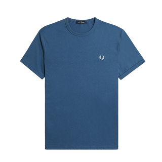 Fred Perry - Ringer T-Shirt M3519 midnight blue/light ice V06 XL