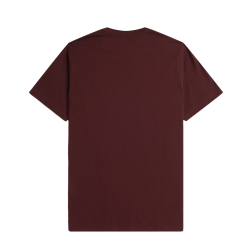 Fred Perry - Crew Neck T-Shirt M1600 oxblood/ecru R82