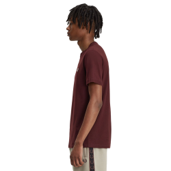 Fred Perry - Crew Neck T-Shirt M1600 oxblood/ecru R82