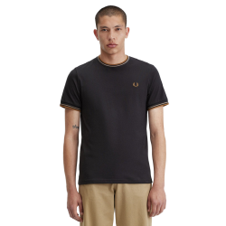 Fred Perry - Twin Tipped T-Shirt M1588 anchor grey/warm stone/dark caramel U93