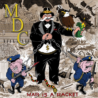 MDC - War Is A Racket pink LP