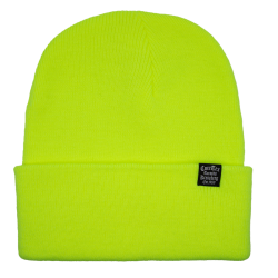 Coretex - Est.1988 Beanie Loop Label fluorescent yellow