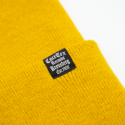 Coretex - Est.1988 Recycled Beanie Loop Label mustard