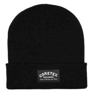 Coretex - Oldschool Logo Beanie Woven Label black