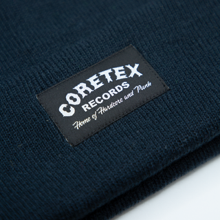 Coretex - Oldschool Logo Beanie Woven Label french navy