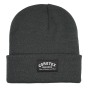 Coretex - Oldschool Logo Beanie Woven Label graphite grey