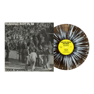 Cock Sparrer - Running Riot In 84 (Reissue) black ice with splatter LP