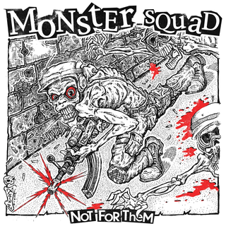 Monster Squad - Not For Them magenta with black splatter 12