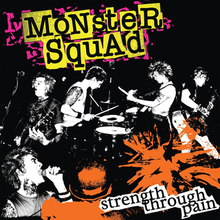 Monster Squad - Strength Through Pain (Reissue) neon yellow with hot pink splatter LP