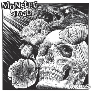 Monster Squad - Depression (Reissue) aqua blue with black splatter LP
