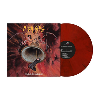Midnight - Hellish Expectations crimson red with black smoke LP