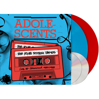 Adolescents - The Rob Ritter Tapes red blue 2LP+2CD