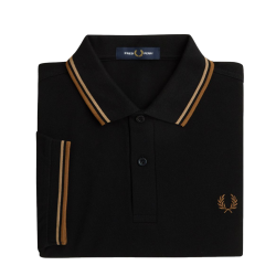 Fred Perry - Twin Tipped Polo Shirt M3600 black/warm...