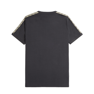 Fred Perry - Contrast Tape Ringer T-Shirt M4613 anchor grey/black V62