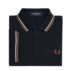 Fred Perry - Twin Tipped Polo Shirt M3600 navy/snow...