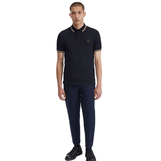 Fred Perry - Twin Tipped Polo Shirt M3600 navy/snow white/shaded stone U86 M