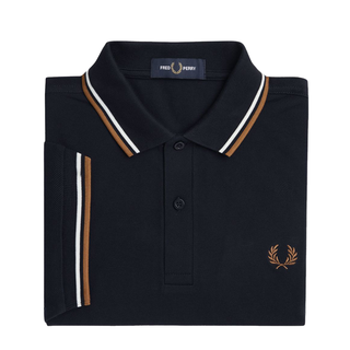 Fred Perry - Twin Tipped Polo Shirt M3600 navy/snow white/shaded stone U86 L