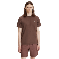 Fred Perry - Crew Neck T-Shirt M1600 brick/warm grey U85